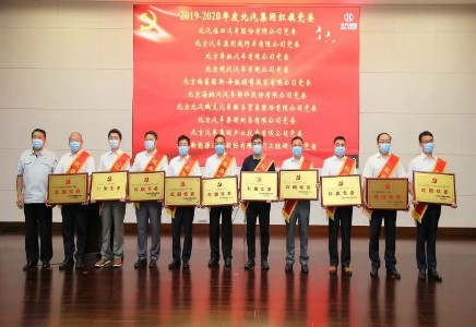 北汽財務(wù)黨委連續(xù)三年榮獲北汽集團“紅旗黨委”榮譽稱號